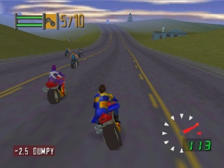 Road Rash 64 (Europe) In game screenshot